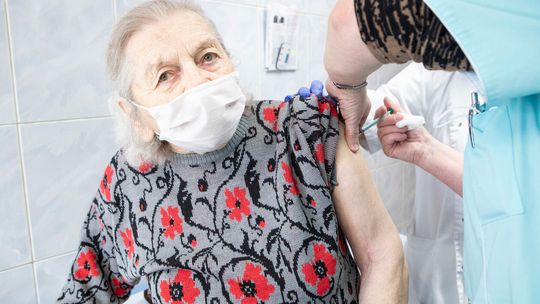 Szczepienia przeciwko Covid-19 w DPS Kalina w  Lublinie