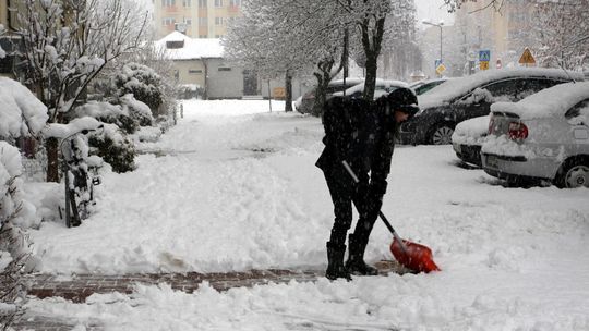 Puławy zasypane śniegiem