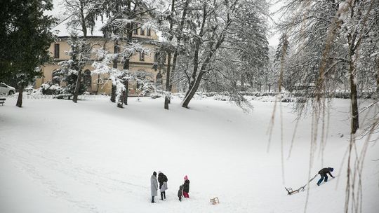 Zamość pod śniegiem