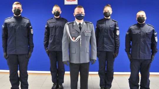 Ślubowanie nowych funkcjonariuszy w Puławach