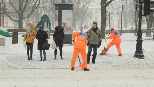 Atak zimy w Lublinie Atak zimy w Lublinie