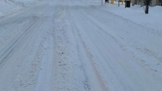 Chełmskie ulice w śniegu - 10 luty 2021