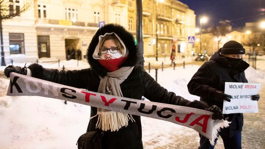 Lublin. Solidarnie w obronie niezależnych mediów