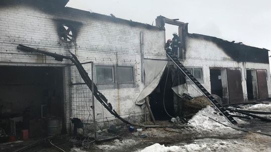 Pożar w Baczkowie Pożar w Baczkowie