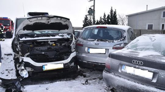 Wypadek w miejscowości Okalew