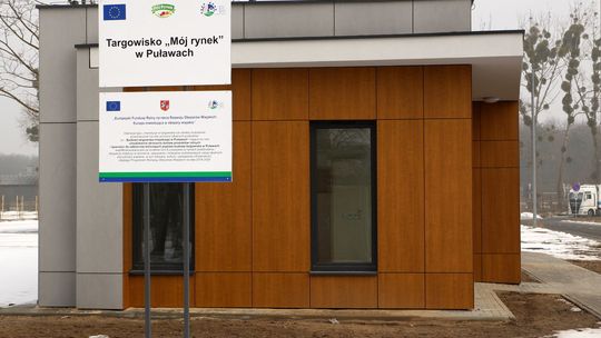 Nowe targowisko w Puławach 