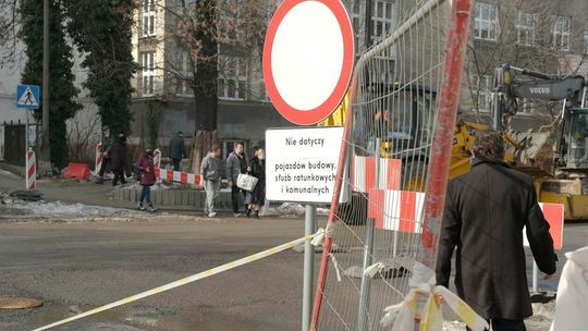 Zamkniety dla ruchu odcinek ul. Lipowej