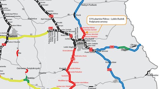 Budowa S19 Lublin - Lubartów. Podpisanie umowy Budowa S19 Lublin - Lubartów. Podpisanie umowy