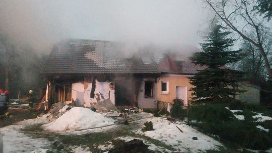 Wybuch gazu w miejscowości Podedwórze (pow. parczewski)