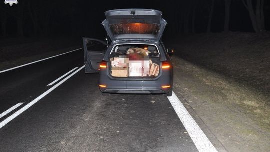 Wypadek z udziałem sarny w Tarnawie Małej