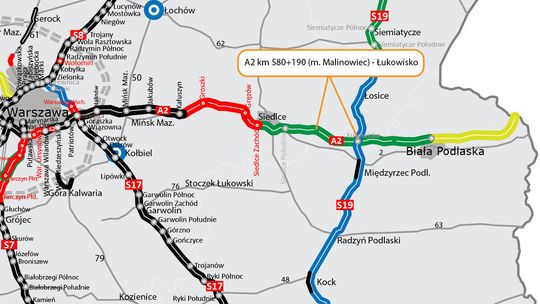 Autostrada A2 do Białej Podlaskiej