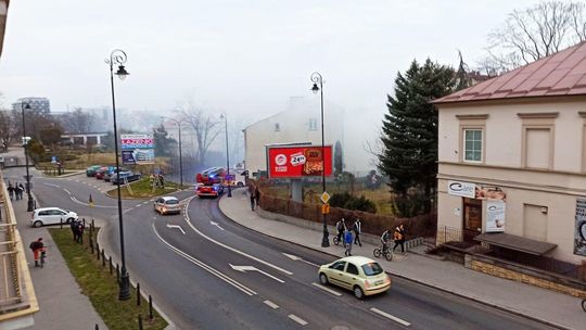 Pożar przy ul. 3 Maja