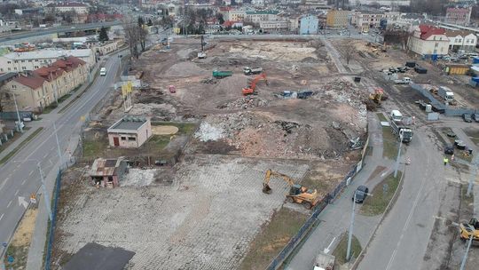 Plac budowy dworca metropolitalnego Plac budowy dworca metropolitalnego