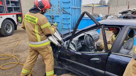 Ćwiczenia straży pożarnej w Lublinie