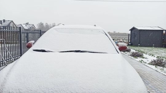 W woj. lubelskim pada śnieg W woj. lubelskim pada śnieg