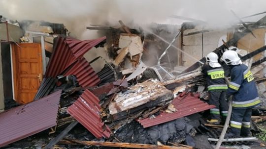 Pożar w Zawadówce Pożar w Zawadówce