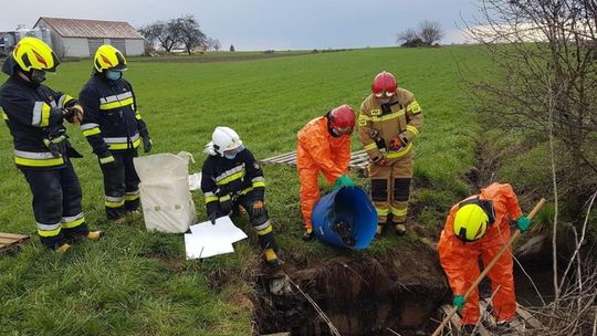 Działania straży pożarnej w Starym Bazanowie