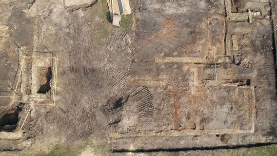 Odkrycie archeologiczne na budowie przy ul. Kalinowszczyzna