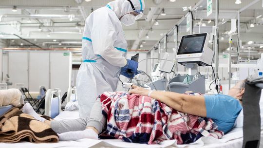 Szpital tymczasowy w Lublinie. Fotoreportaż