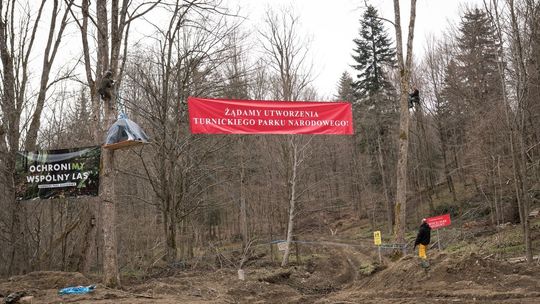 Protest na terenie projektowanego Turnickiego Parku Narodowego