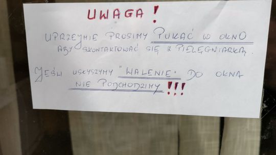 Kuriozalne ogłoszenie w przychodni w Lublinie