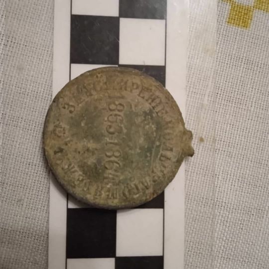 medal z czasów zaborów