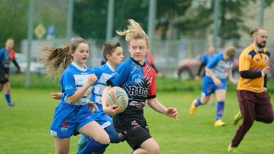 Zmagania młodych rugbystów podczas I Turnieju Lubelskiego Cebularza