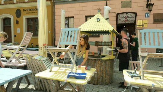 Przygotowania do otwarcia ogródków piwnych przy lubelskich restauracjach