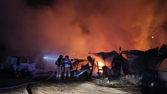 Pożar w Raciborowicach Pożar w Raciborowicach