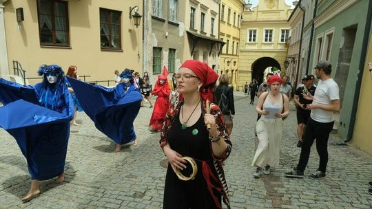 Milczący marsz dla Polesia. Performance Extinction Rebellion