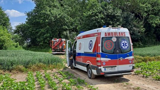 Traktor przejechał człowieka w powiecie zamojskim