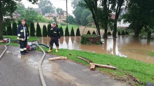 Podtopienia w gminie Chrzanów Podtopienia w gminie Chrzanów