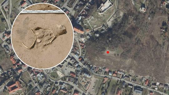 Odkrycie na Górze Trzech Krzyży w Kazimierzu Dolnym