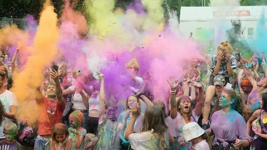 Holi Święto Kolorów na Słonecznym Wrotkowie w Lublinie
