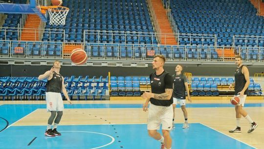 Trening koszykarzy Pszczółka Start Lublin