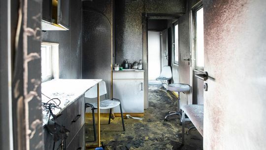 Spalony punkt szczepień w Zamościu i konferencja ministra zdrowia