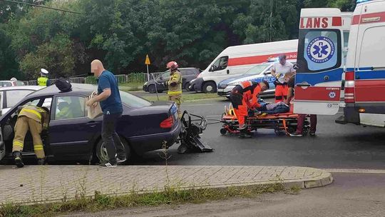 Wypadek na ul. Jana Pawła II
