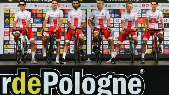 Prezentacja ekip uczestniczących w wyścigu kolarskim Tour de Pologne