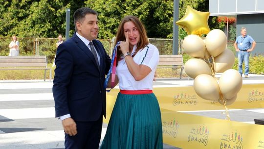 Przywitanie Malwiny Kopron, medalistki igrzysk w Tokio