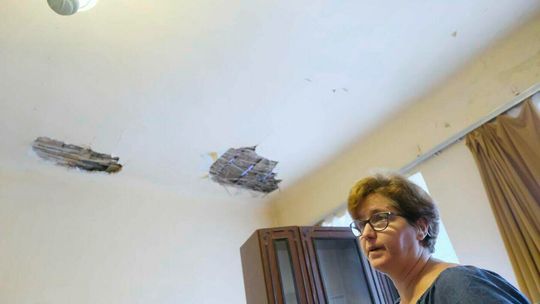 Zalane mieszkania w budynku przy ul. Zamojskiej 33 Zalane mieszkania w budynku przy ul. Zamojskiej 33