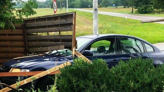 Rozbite auto 20-latka Rozbite auto 20-latka