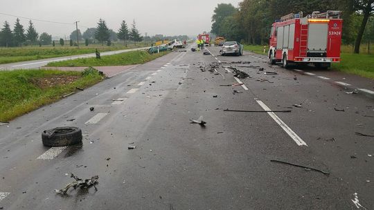 Brzezice. Śmiertelny wypadek na drodze krajowej nr 12