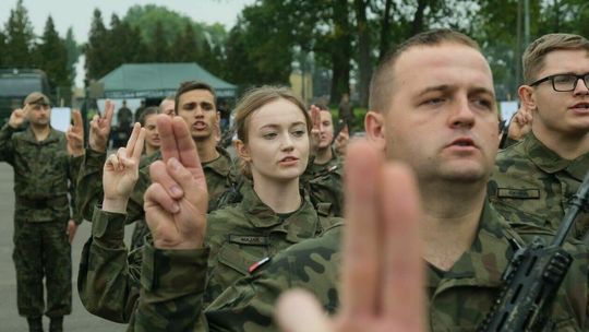 Przysięga żołnierzy 2. Lubelskiej Brygady Obrony Terytorialnej