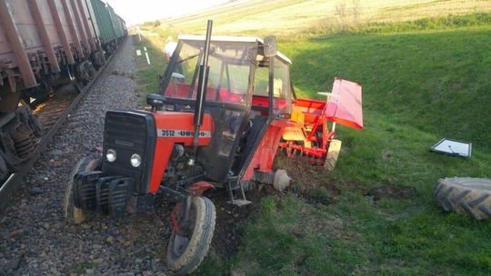 Niedzieliska. Wypadek na przejeździe kolejowym