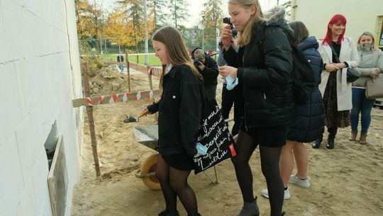 Wmurowanie kamienia węgielnego pod budynek przedszkolny Zespołu Szkół nr 12