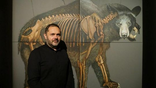 Skryci Paliwożercy - wystawa malarstwa Artura Popka w Galerii Gardzienice