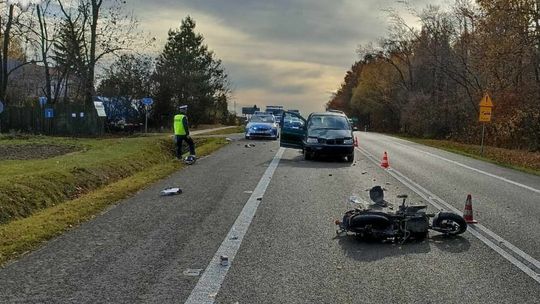 Wypadek w miejscowości Krasne Wypadek w miejscowości Krasne