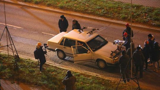 Plan filmowy przy ul. Północnej w Lublinie