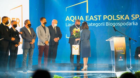 Aqua East Polska Sp. z o. o. laureatem w kategorii Biogospodarka w konkursie „Lider Innowacji 2021”.
