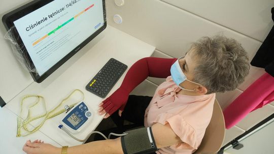 Samoobsługowy kiosk profilaktyczny